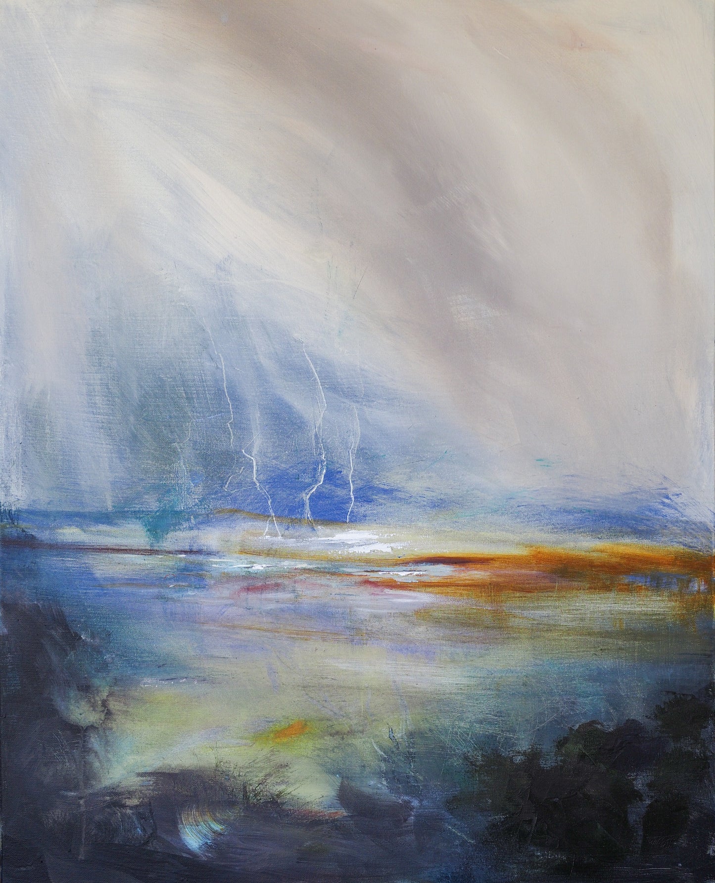 Original Artwork 'Light on the Bay' acrylic on canvas by Paul Crichton
