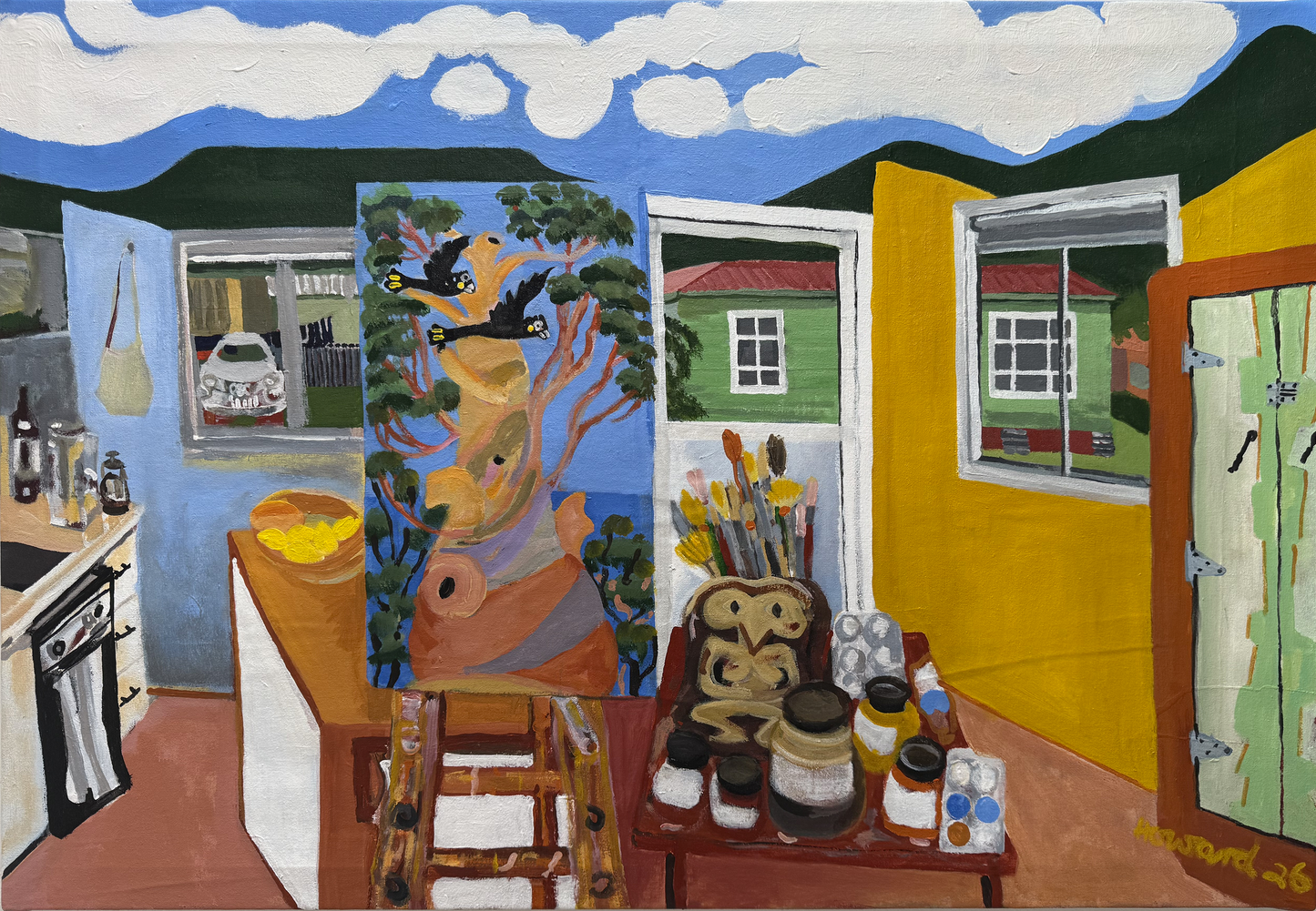 'Andrews Street' original painting by Naomi Howard