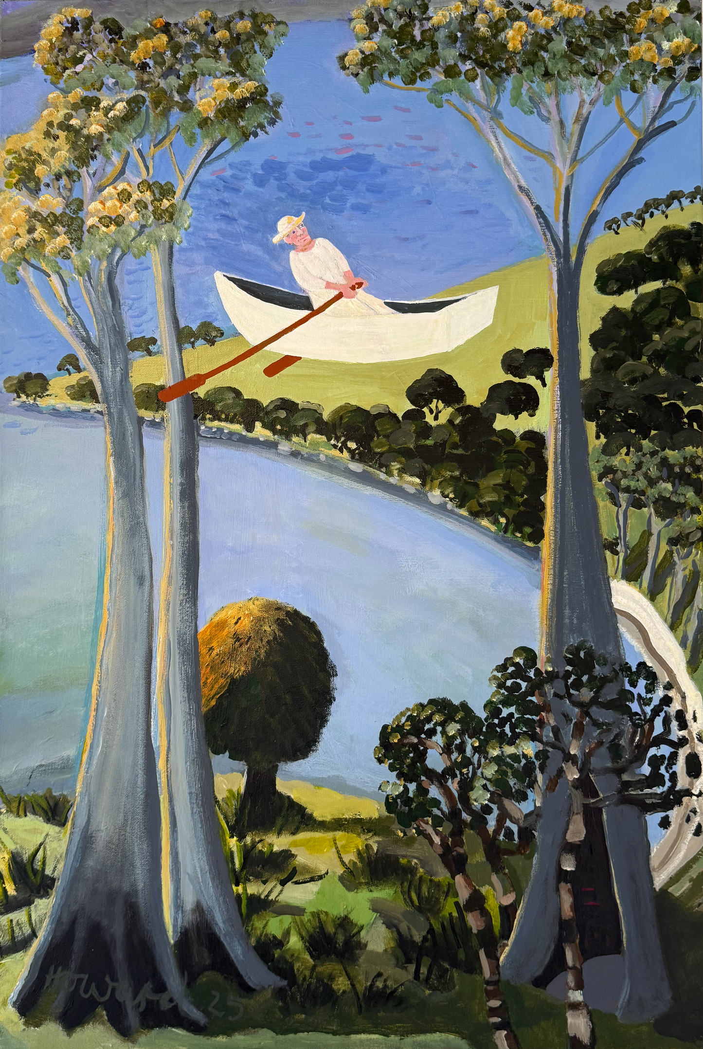 'Off to New Norfolk' original painting by Naomi Howard