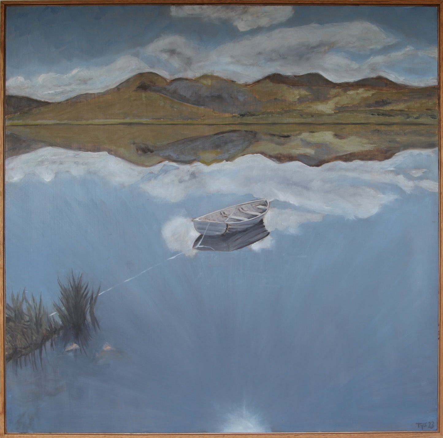 Boat in the Wilderness ~ original artwork by Tyson Moore