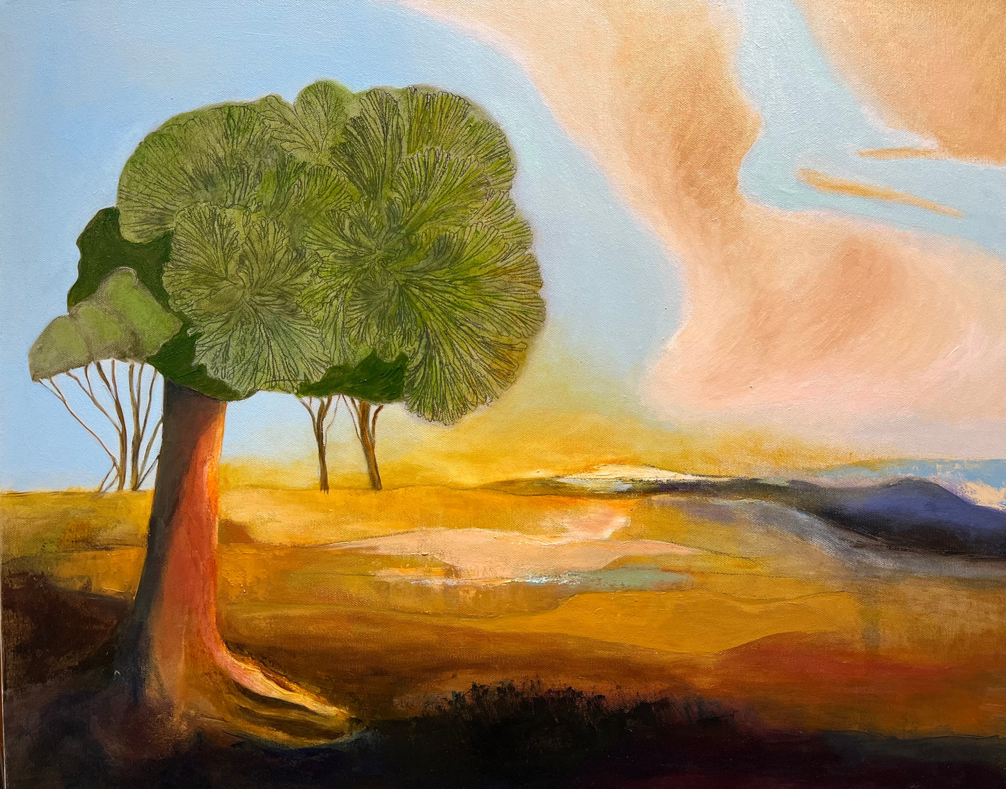 Artwork 'Lost Forest' original painting by Jennifer Eyles