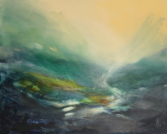 Original Artwork 'Mystic Valley'  acrylic on canvas by Paul Crichton